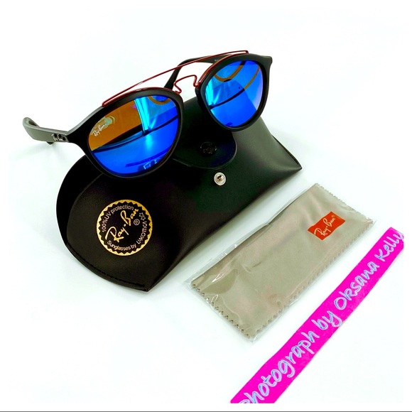 Ray Ban RB4257F Matte Black Sunglasses 55mm Italy - Picture 6 of 6